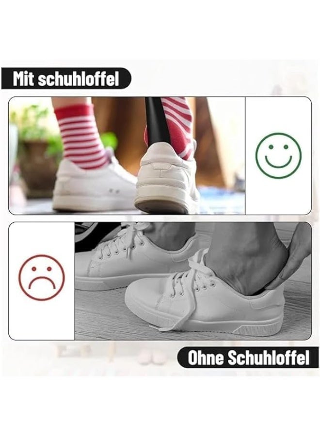 لبيسة جزم بفتحة تعليق – لبيسة قوية ومريحة لارتداء الأحذية بدون مجهود – ملعقة حذاء صلبة مانعة للانزلاق لسهولة اللبس دون انحناء، مثالية للكبار وكبار السن متعدد الالوان ( قطعتين) - Image 3